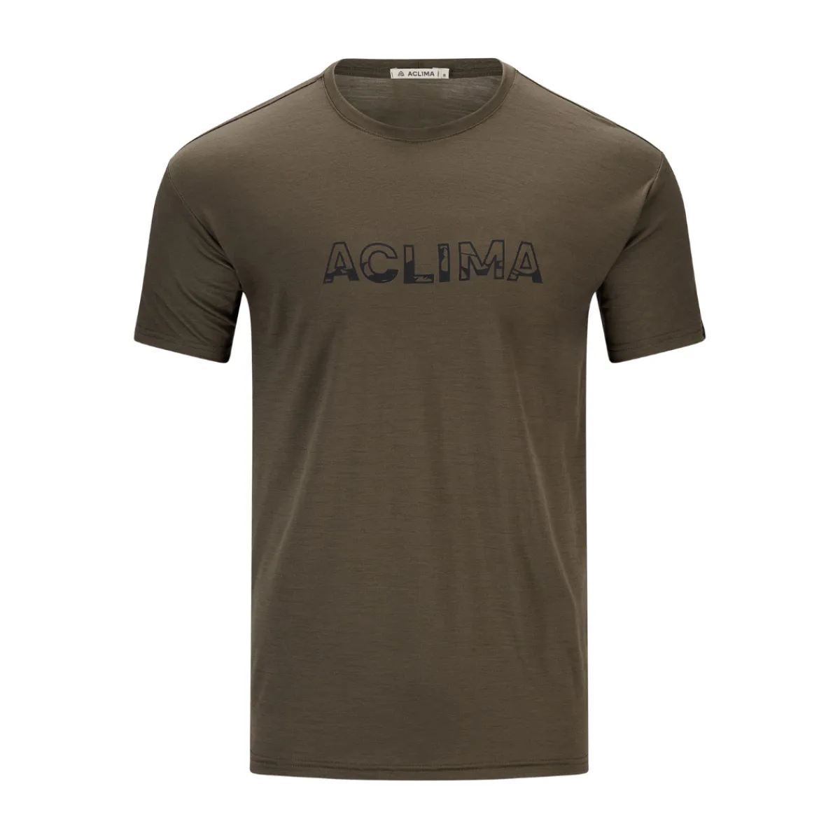 LightWool 140 Logo T-shirt, herre (Tarmac)-ACLIMA Best