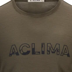 LightWool 140 Logo T-shirt, herre (Tarmac)-ACLIMA Best