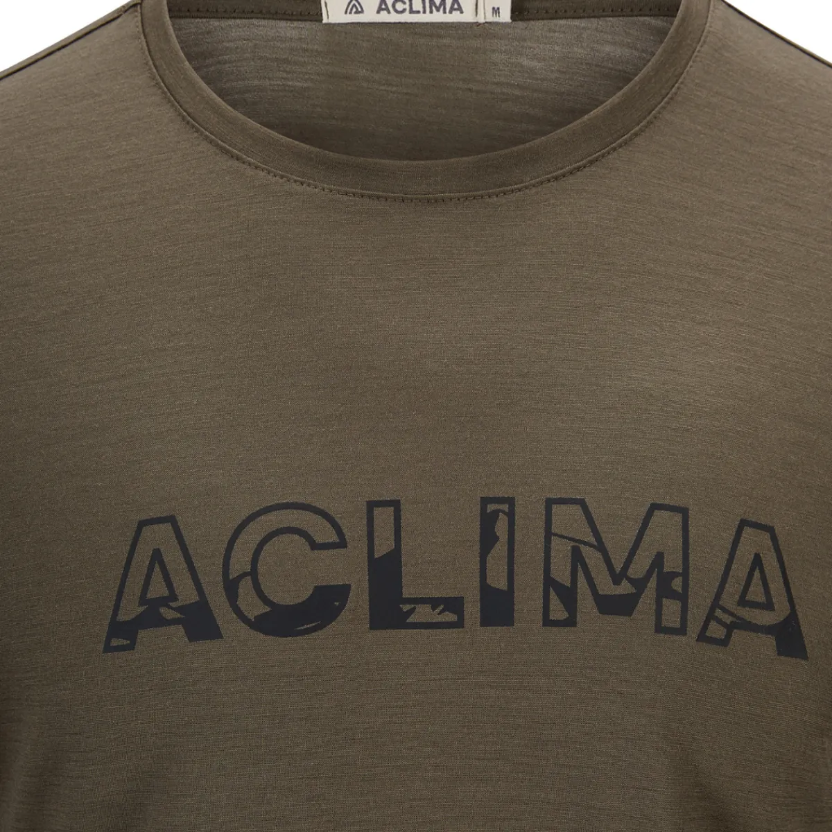LightWool 140 Logo T-shirt, herre (Tarmac)-ACLIMA Best