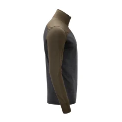 LightWool 180 Polo w/zip, herre (Tarmac Marengo)-ACLIMA