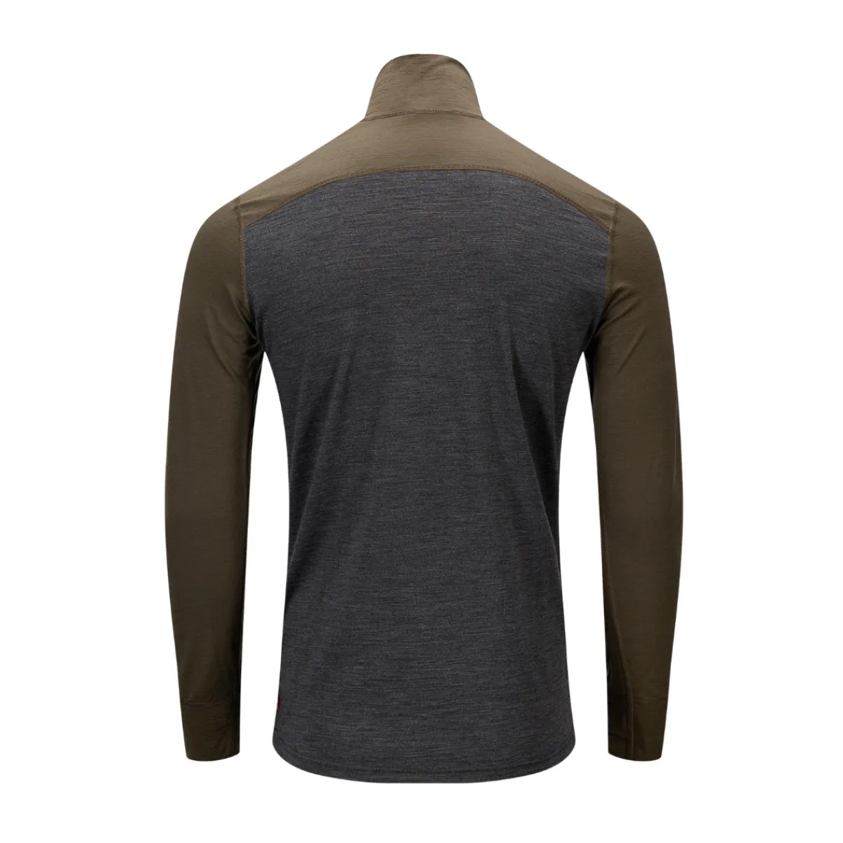 LightWool 180 Polo w/zip, herre (Tarmac Marengo)-ACLIMA
