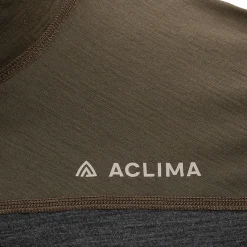 LightWool 180 Polo w/zip, herre (Tarmac Marengo)-ACLIMA