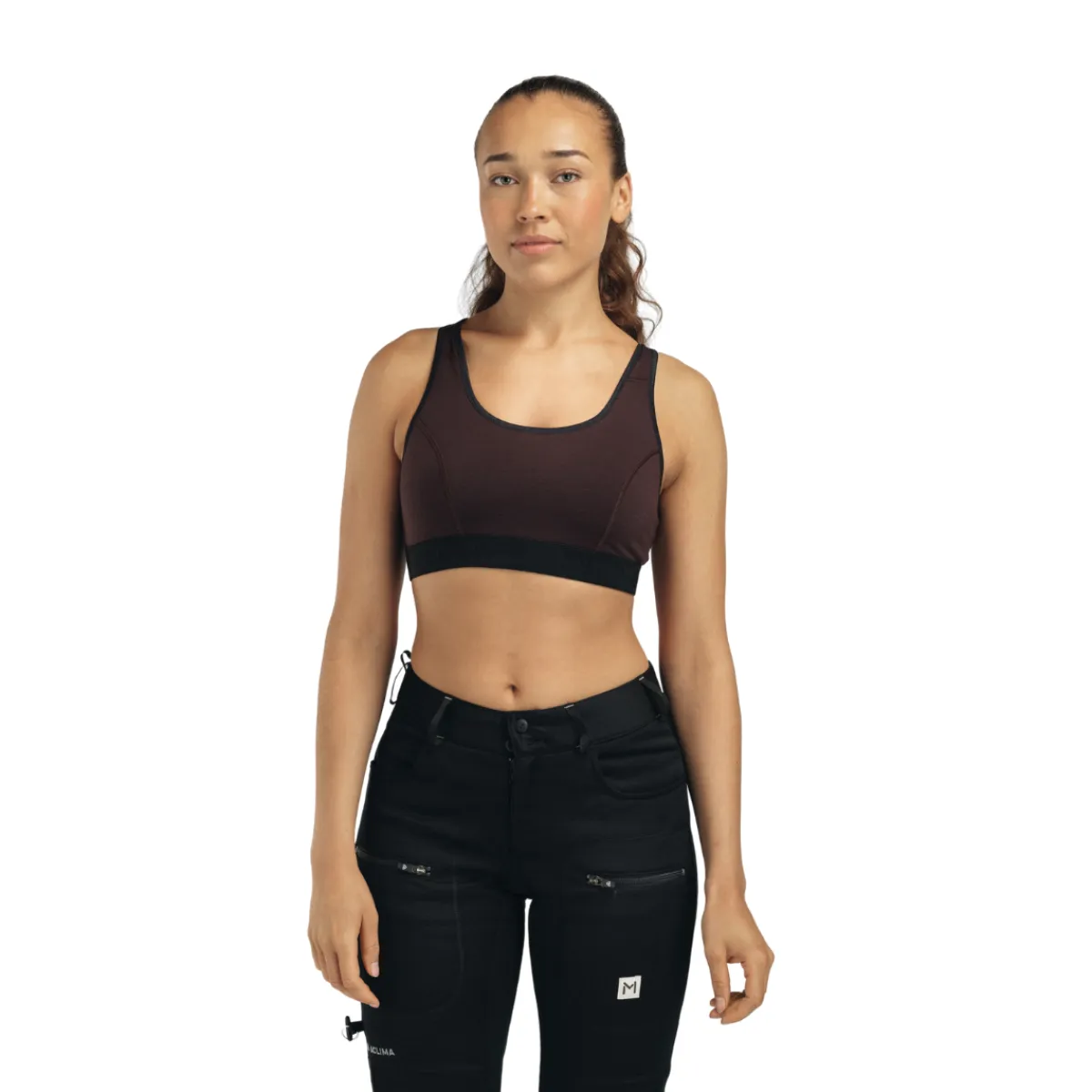 LightWool 180 Sports Top, dame (Chocolate Plum)-ACLIMA Hot