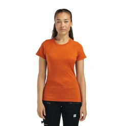 LightWool 140 Trail Tee, dame (ApricotOrange)-ACLIMA Online