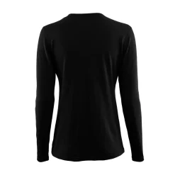 LightWool 140 trøje LS, dame (Jet Black)-ACLIMA