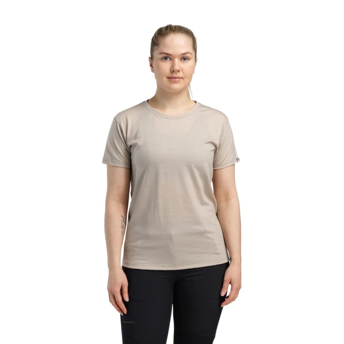 LightWool 180 T-shirt, dame (Simple Taupe)-ACLIMA Discount
