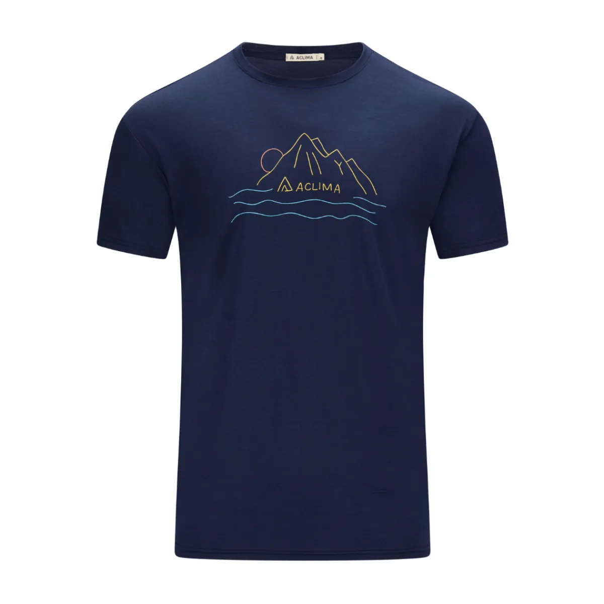 LW 140 Classic Tee Sunset, herre (NavyBlazer)-ACLIMA New
