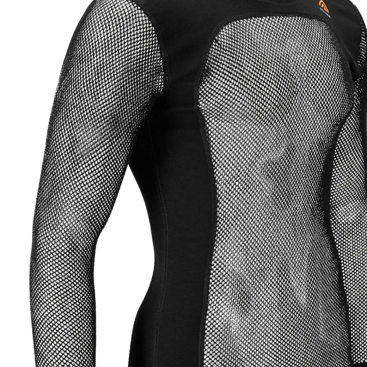 WoolNet Crewneck netundertrøje, herre (Jet Black)-ACLIMA Best