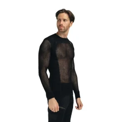 WoolNet Crewneck netundertrøje, herre (Jet Black)-ACLIMA Best