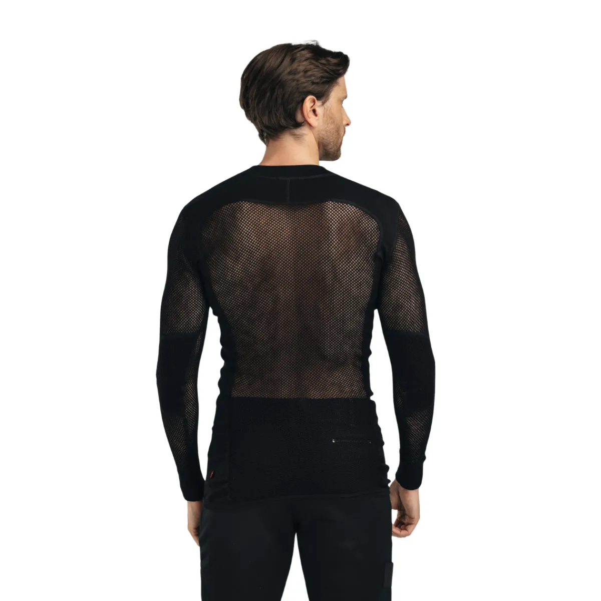 WoolNet Crewneck netundertrøje, herre (Jet Black)-ACLIMA Best