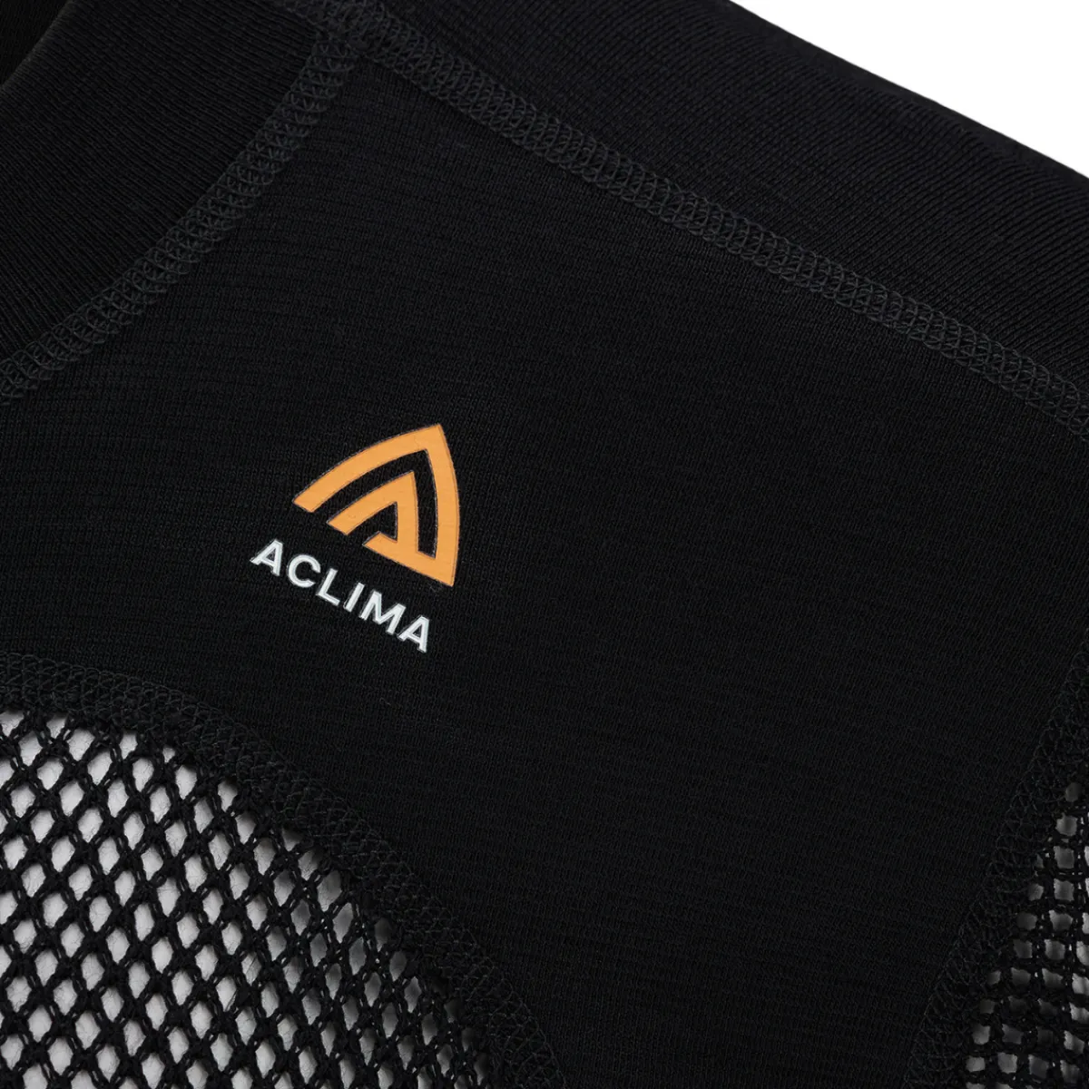WoolNet Crewneck netundertrøje, herre (Jet Black)-ACLIMA Best