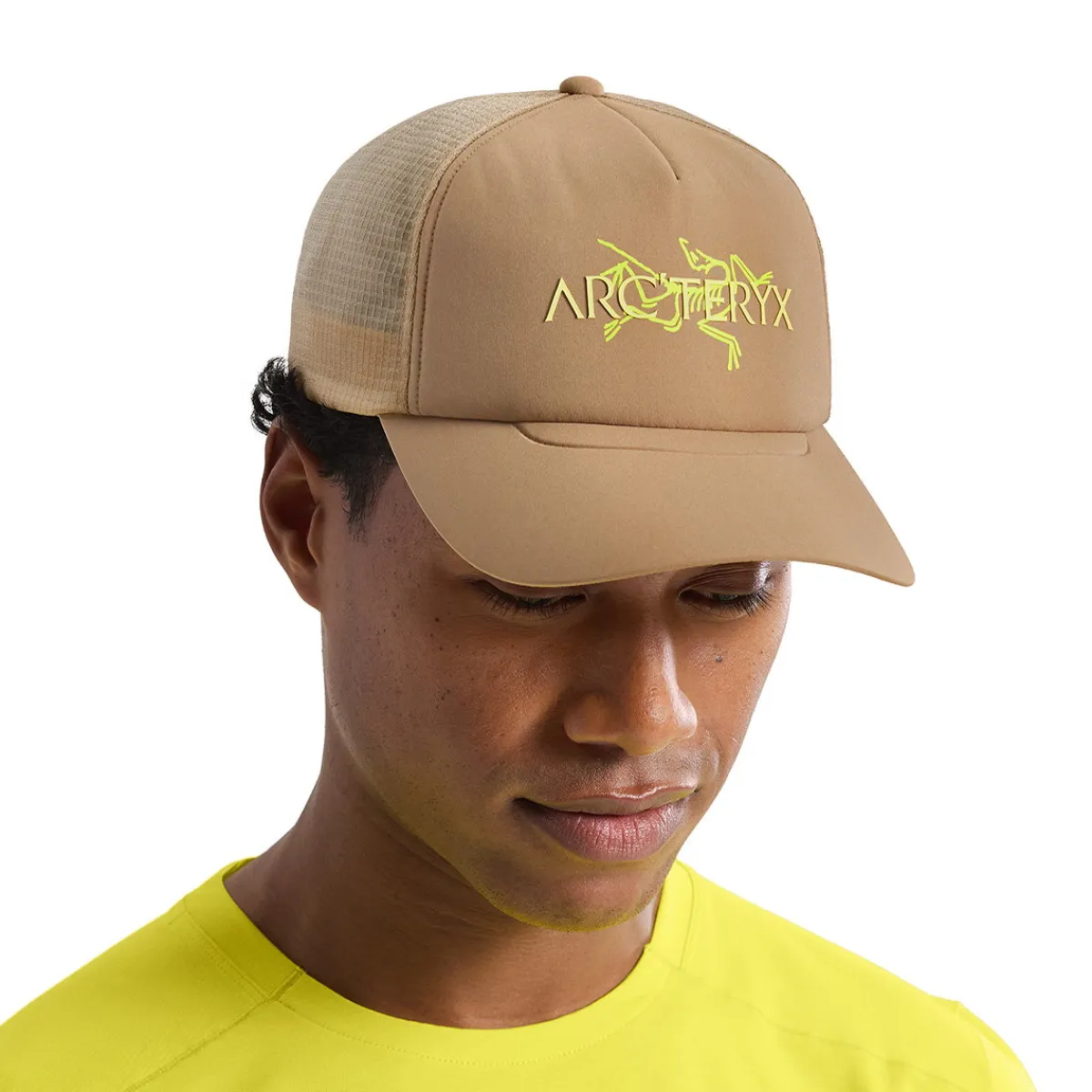 Arc'teryx Bird Word Trucker Curved Hat (Canvas Euphoria)-ARCTERYX Sale