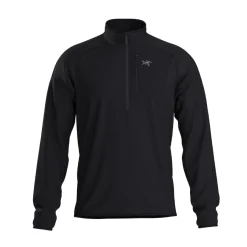 Arc'teryx Delta 1/2 Zip Neck, herre (Black)-ARCTERYX