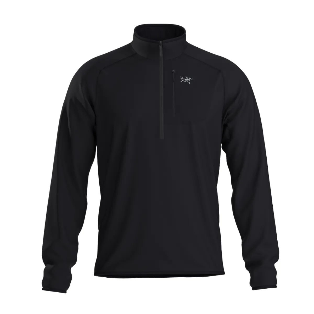 Arc'teryx Delta 1/2 Zip Neck, herre (Black)-ARCTERYX