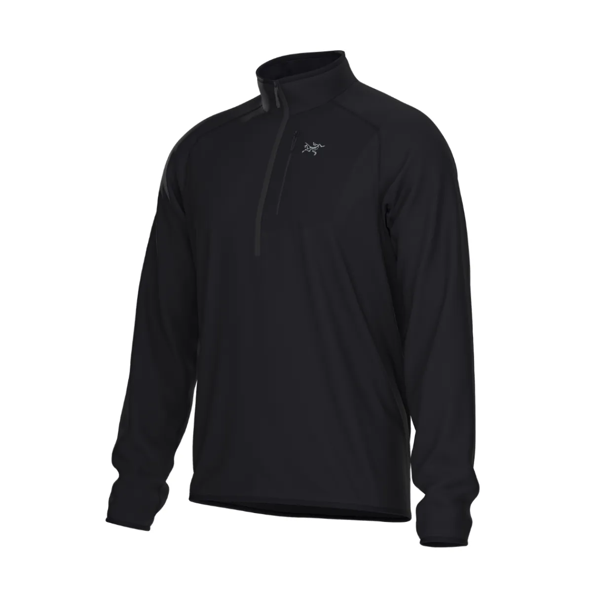 Arc'teryx Delta 1/2 Zip Neck, herre (Black)-ARCTERYX