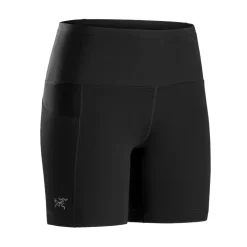 Arc'teryx Essent HighRise Utility Short 6", dame (Black)-ARCTERYX Outlet