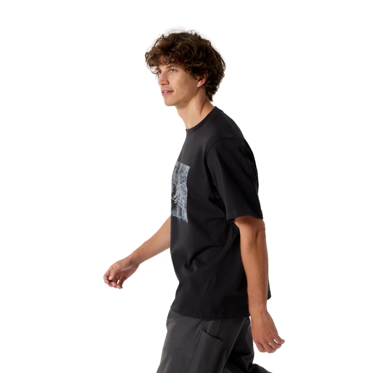 Arc'teryx Kragg Cotton Tee, herre (Black)-ARCTERYX