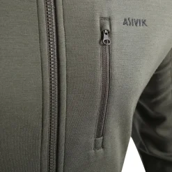 Adventure Mid Wool fleece, herre (Khaki)-ASIVIK Clearance