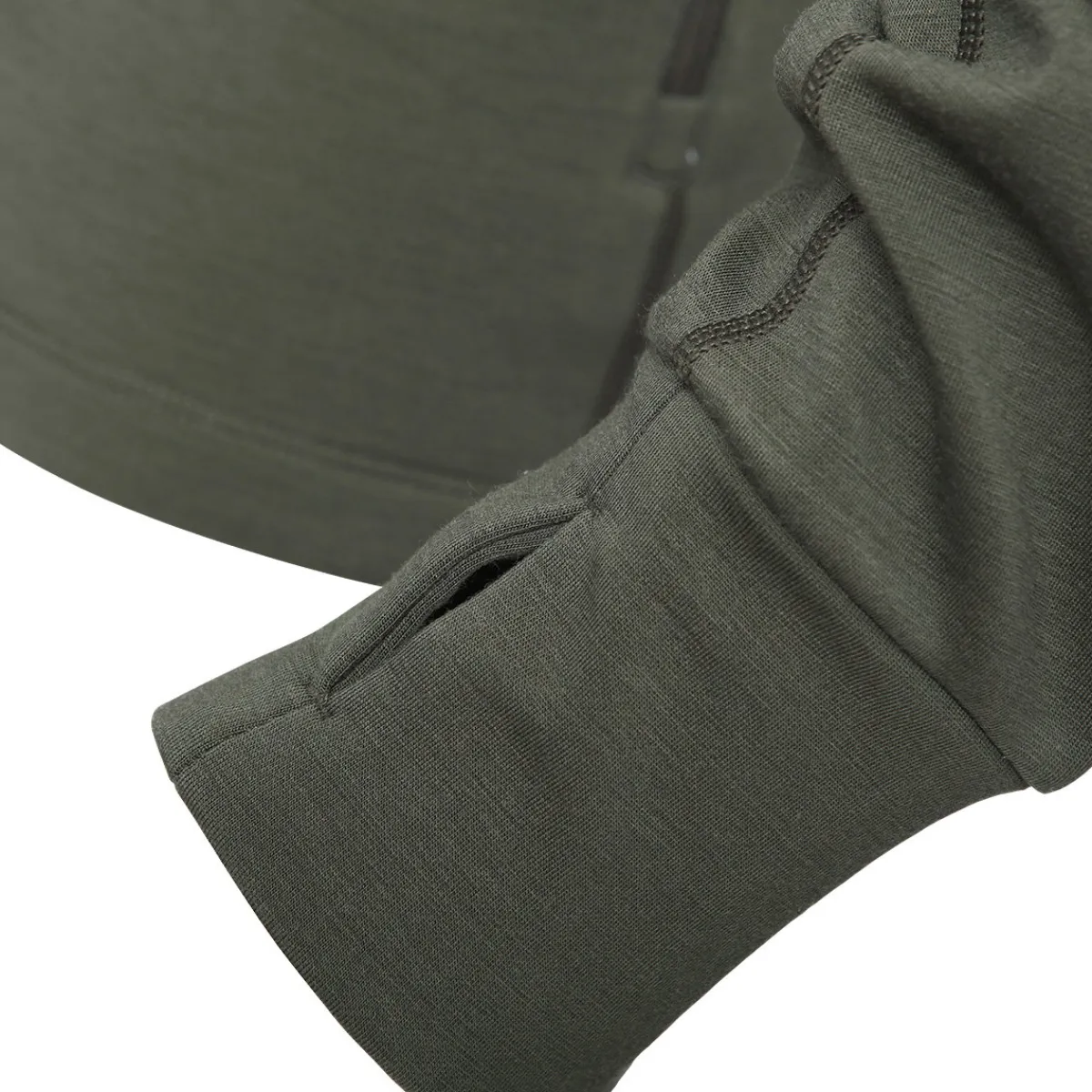 Adventure Mid Wool fleece, dame (Khaki)-ASIVIK Sale