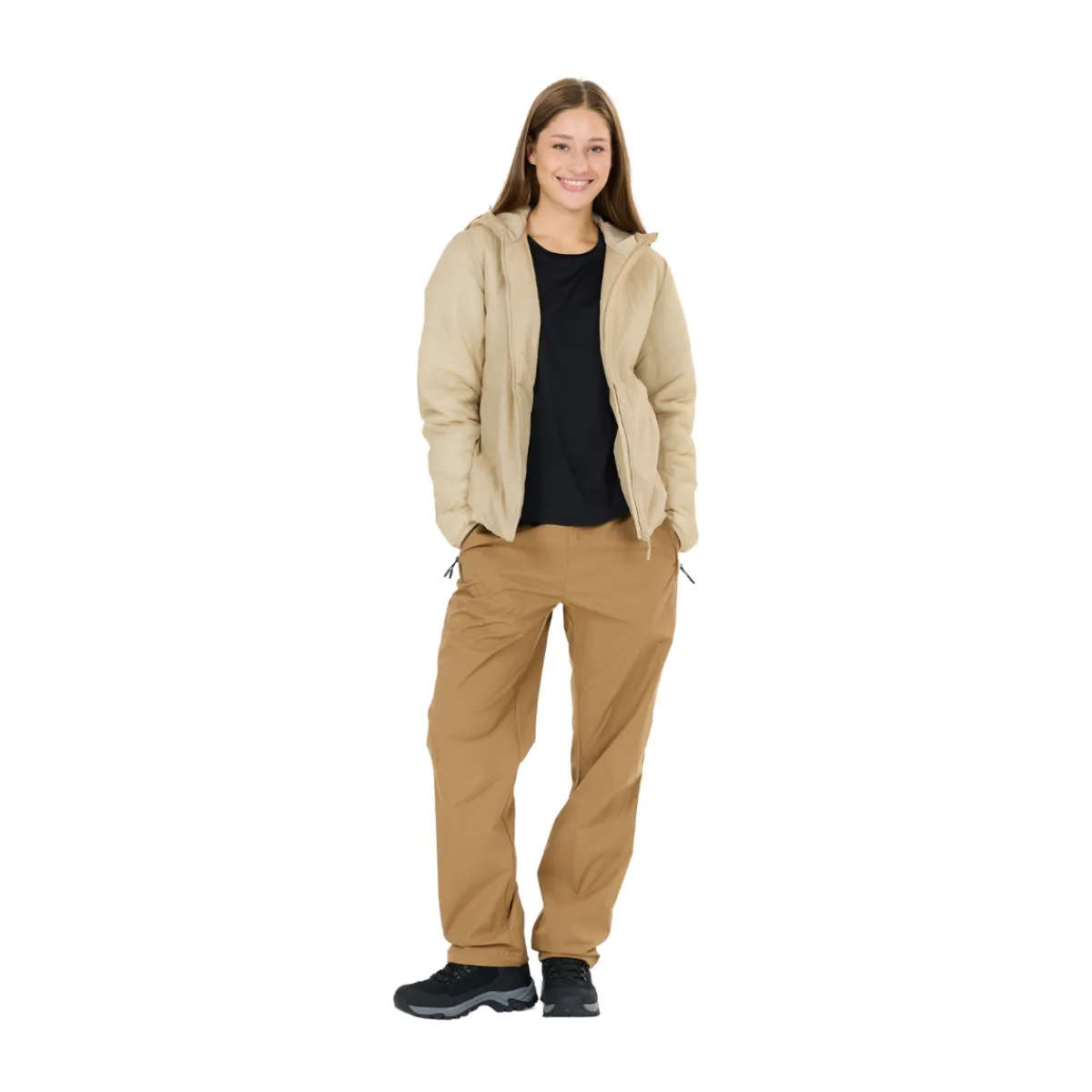 Adventure Primaloft jakke, dame (Fossil)-ASIVIK Hot