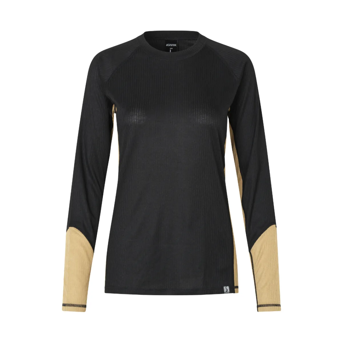 Baselayer Undertøj Sæt, dame (Black / Sand)-ASIVIK Hot