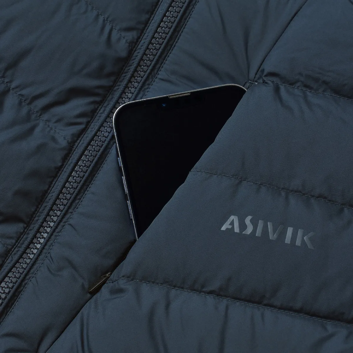 Explore Down dunjakke, herre (Midnight Blue)-ASIVIK New