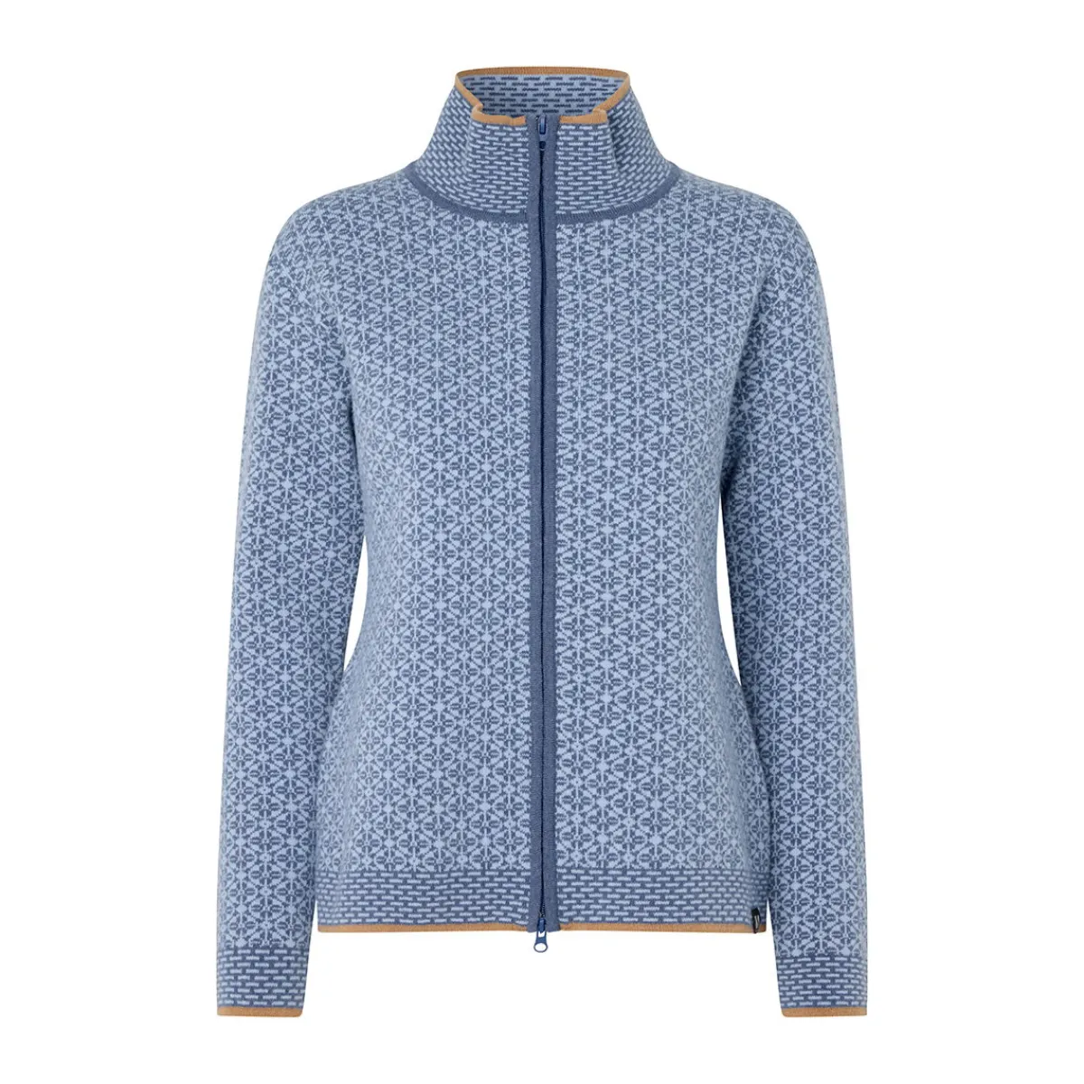Feggesund Wool Cardigan, dame (Blue)-ASIVIK Sale