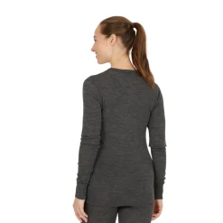Hike Wool Blend Uldundertrøje, dame (Black)-ASIVIK Clearance