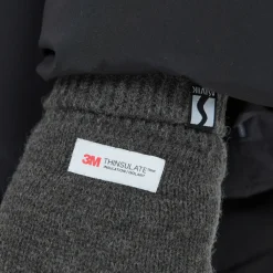 Knitted Thinsulate strikhandsker (Black)-ASIVIK Outlet