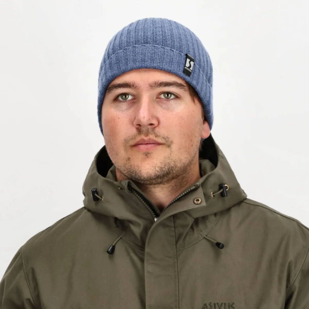 Knitted Wool Strikhue (Blue)-ASIVIK Outlet