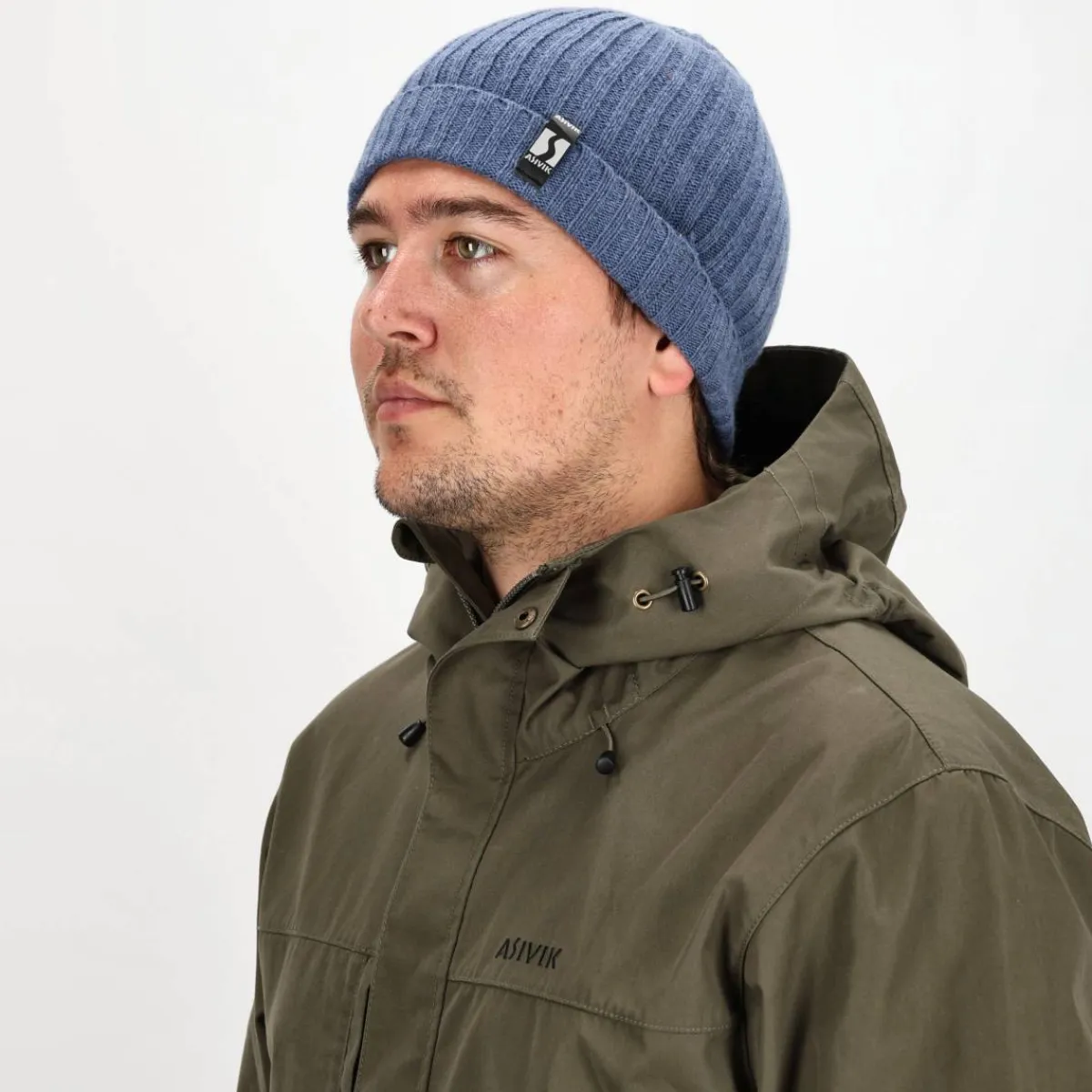 Knitted Wool Strikhue (Blue)-ASIVIK Outlet