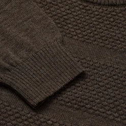 North Sea Sweater, herre (Brown)-ASIVIK