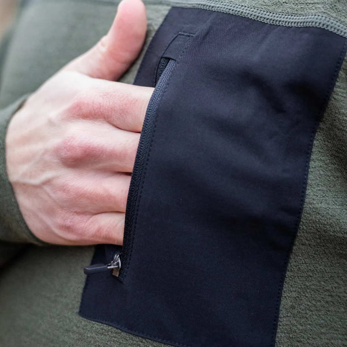 Rold Wool Crew uldtrøje, herre (Pine Green)-ASIVIK