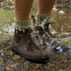 585 Classics Chelsea Boot (Rustic Brown)-BLUNDSTONE Best