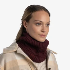 Norval Knitted Neckwarmer-BUFF Hot