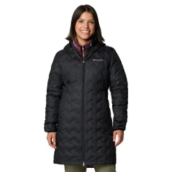 Delta Ridge II Long Down dunfrakke, dame (Black)-COLUMBIA Hot