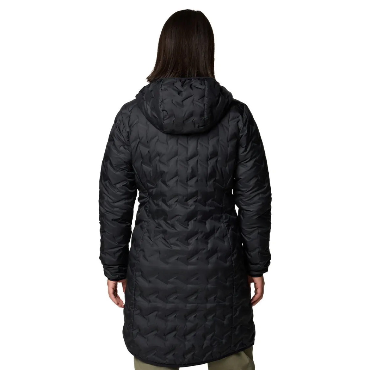 Delta Ridge II Long Down dunfrakke, dame (Black)-COLUMBIA Hot