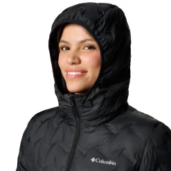 Delta Ridge II Long Down dunfrakke, dame (Black)-COLUMBIA Hot