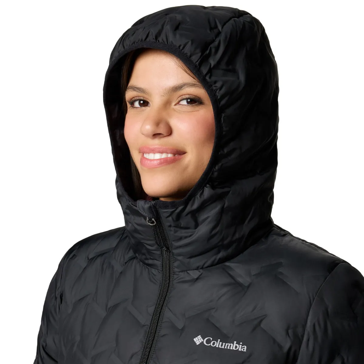 Delta Ridge II Long Down dunfrakke, dame (Black)-COLUMBIA Hot