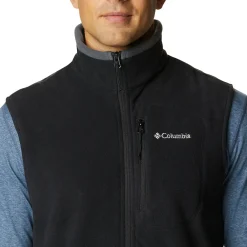 Fast Trek Fleece vest, herre (Black)-COLUMBIA