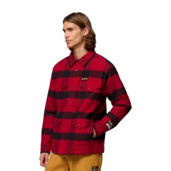 High Cascades Shirt Jacket, herre (Red Dahlia)-COLUMBIA