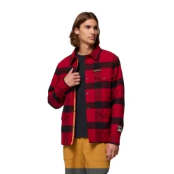 High Cascades Shirt Jacket, herre (Red Dahlia)-COLUMBIA