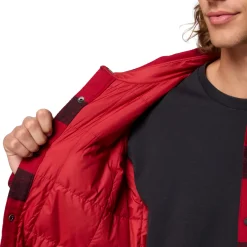 High Cascades Shirt Jacket, herre (Red Dahlia)-COLUMBIA