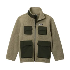 Jasper Ridge Fleece, junior (Stone Green, Greenscape)-COLUMBIA