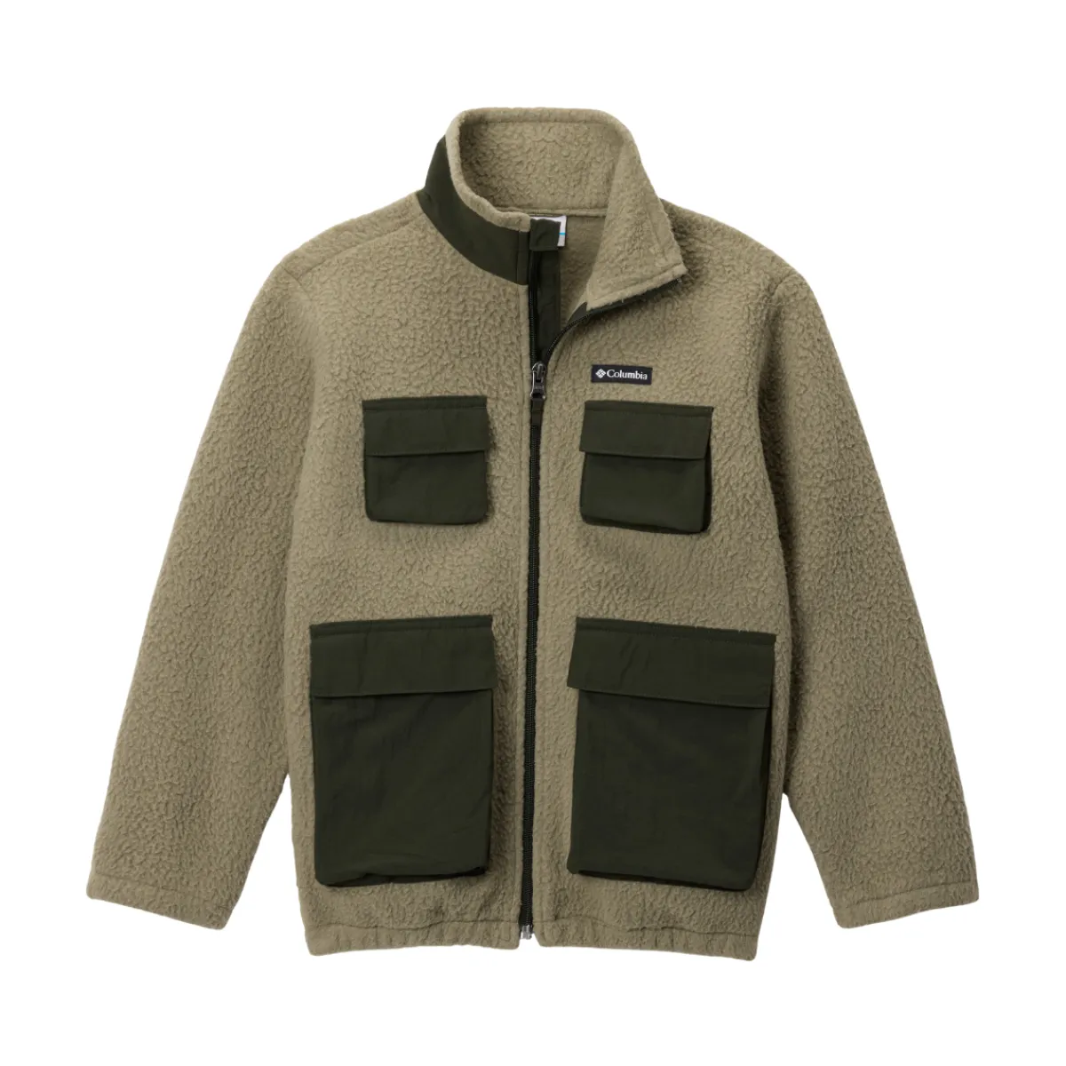 Jasper Ridge Fleece, junior (Stone Green, Greenscape)-COLUMBIA