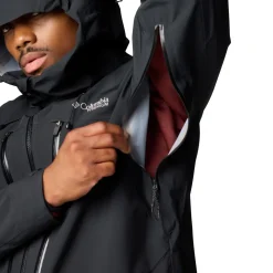 Platinum Peak II 3-lags skijakke, herre (Black)-COLUMBIA New