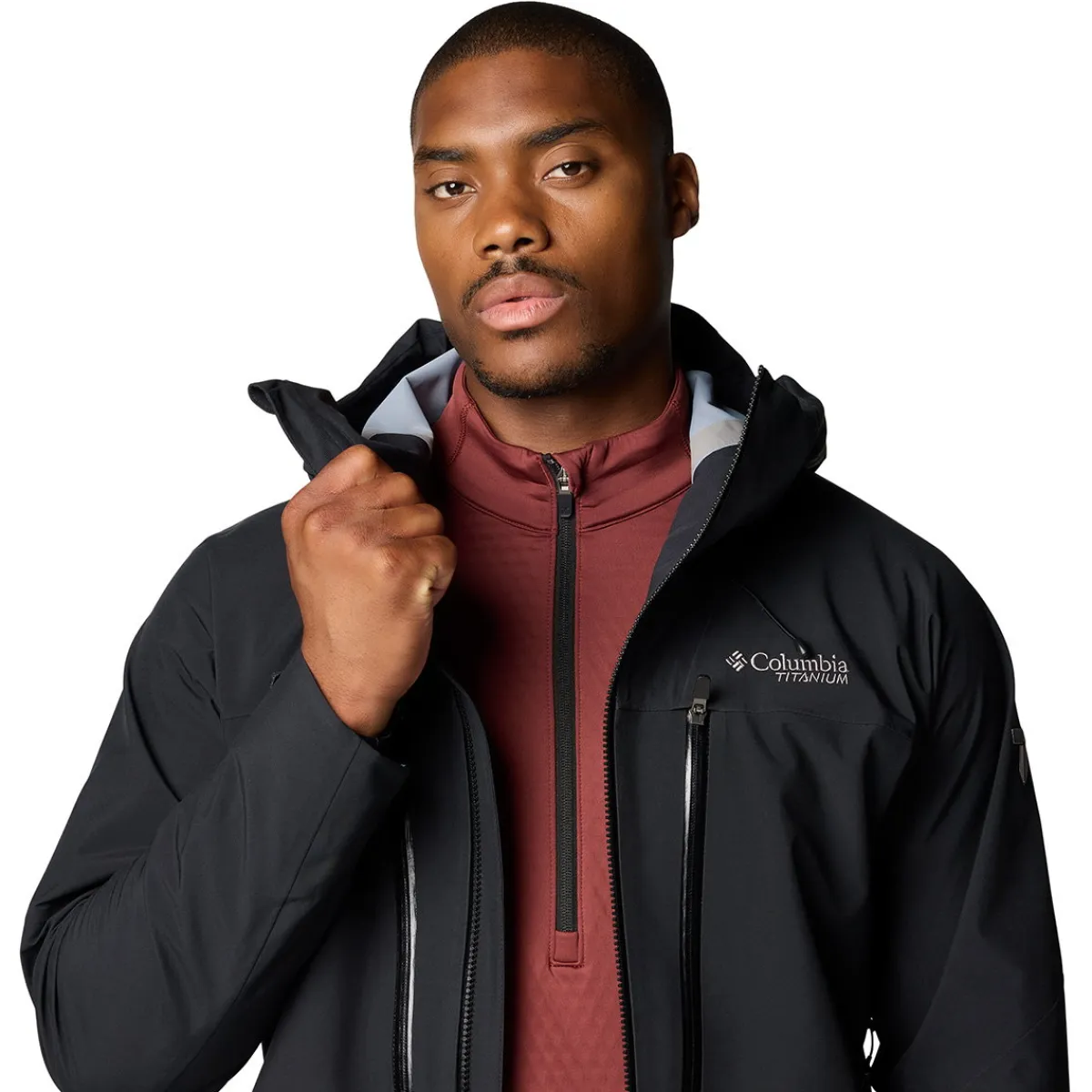 Platinum Peak II 3-lags skijakke, herre (Black)-COLUMBIA New