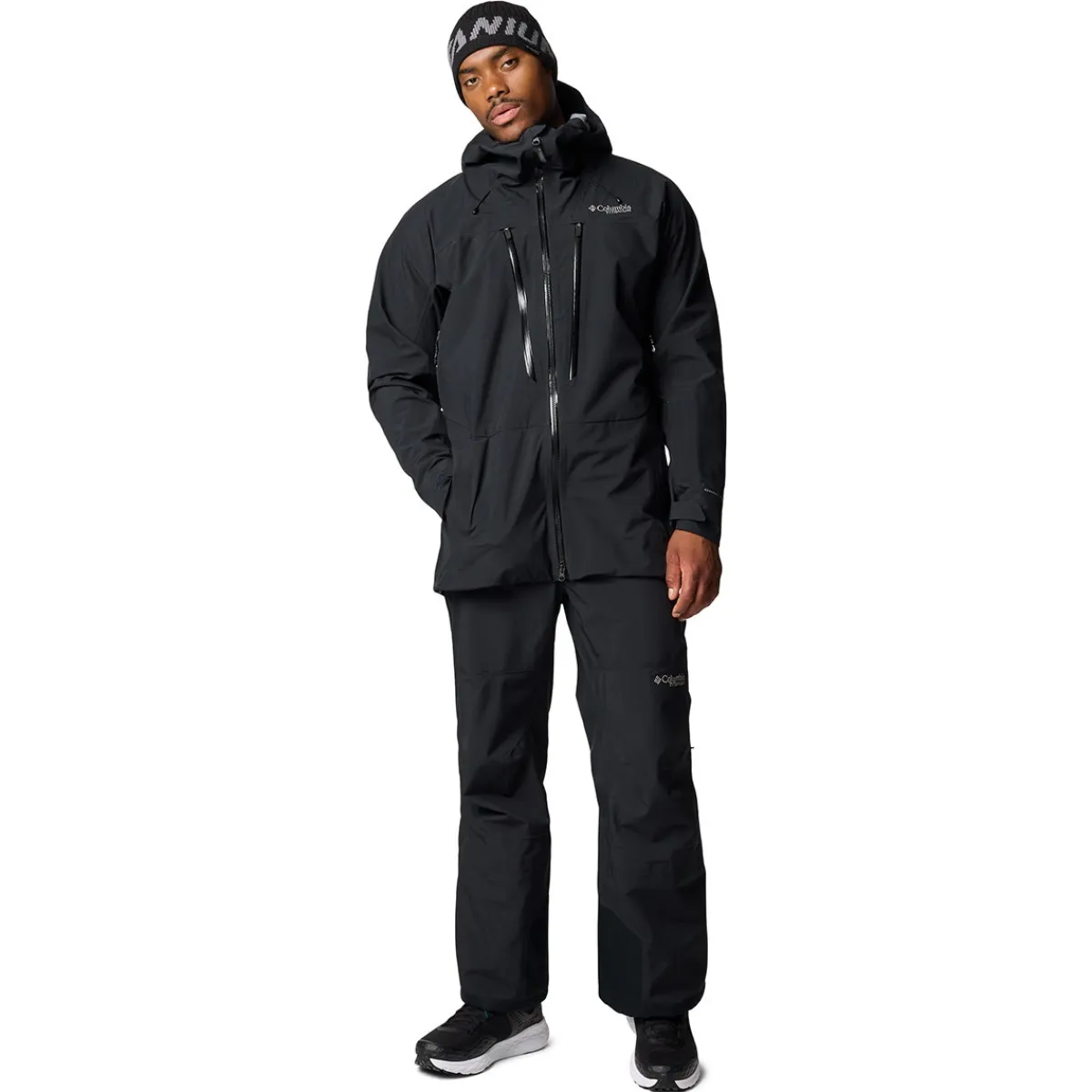 Platinum Peak II 3-lags skijakke, herre (Black)-COLUMBIA New