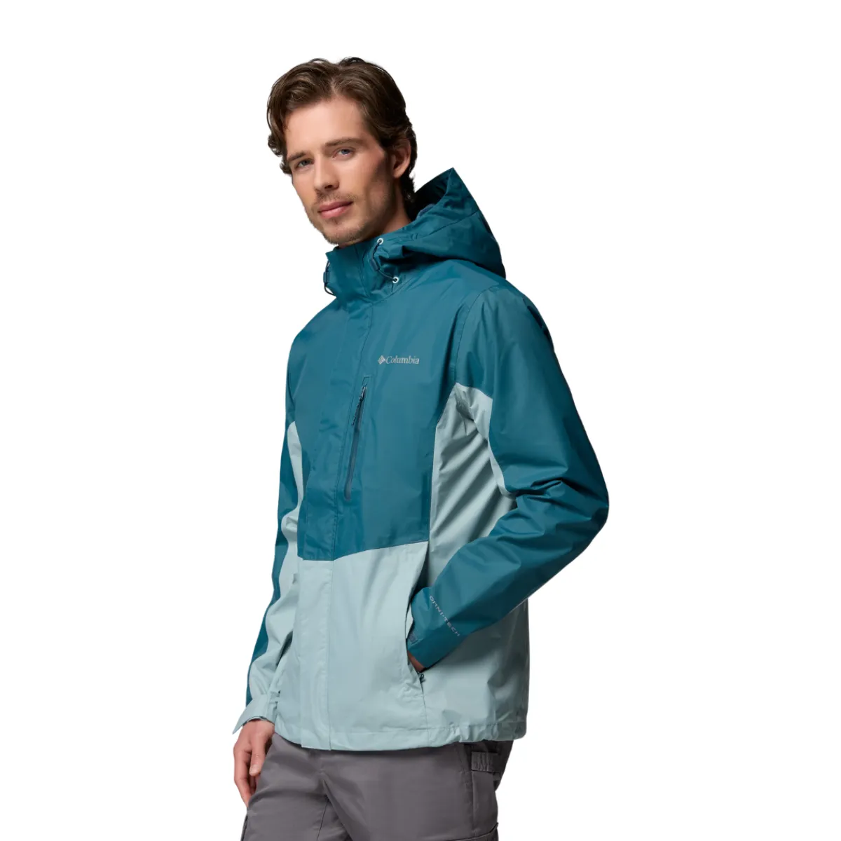 Pouring Adventure regnjakke, herre (Everblue)-COLUMBIA Discount
