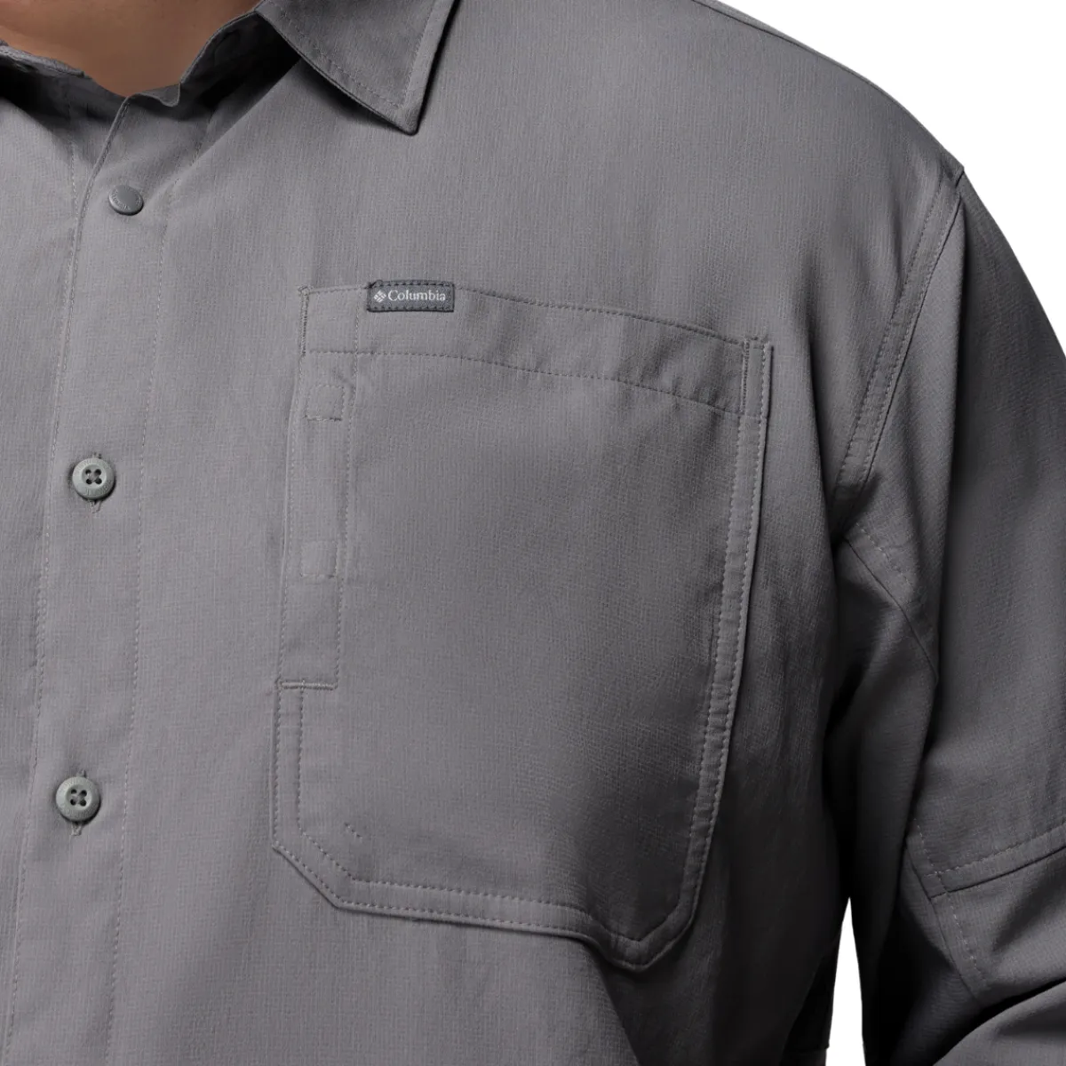 Silver Ridge Utility II LS Skjorte, herre (City Grey)-COLUMBIA Online